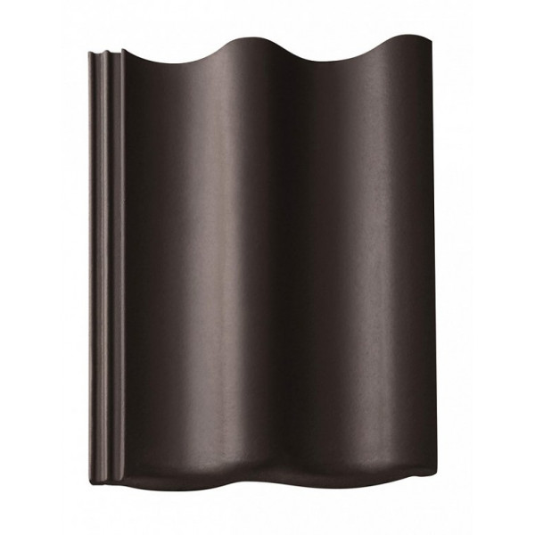 Цементно-піщана черепиця рядова, Harzer Pfanne 7, Star Matt, Граніт, Braas