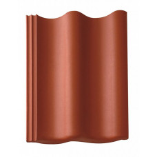 Цементно-піщана черепиця рядова, Harzer Pfanne 7, Star Matt, Класичний червоний, Braas