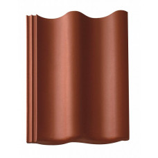 Цементно-піщана черепиця рядова, Harzer Pfanne 7, Star Matt, Медно-червоний, Braas