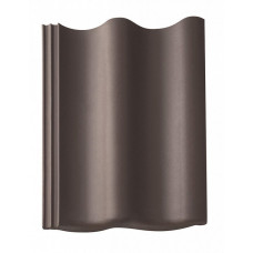 Цементно-піщана черепиця рядова, Harzer Pfanne 7, Star Matt, Шифер сірий, Braas