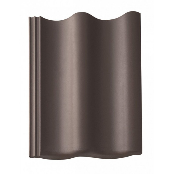 Цементно-піщана черепиця рядова, Harzer Pfanne 7, Star Matt, Шифер сірий, Braas