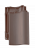 Керамическая черепица Braas Агат 12V, Dunkelbraun