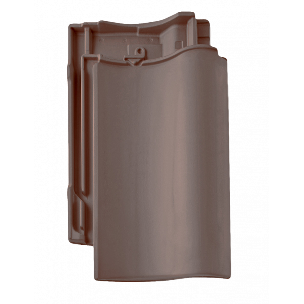 Керамическая черепица Braas Агат 12V, Dunkelbraun