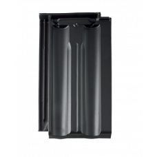 Керамічна черепиця Braas Гранат 11V, колір Антрацит