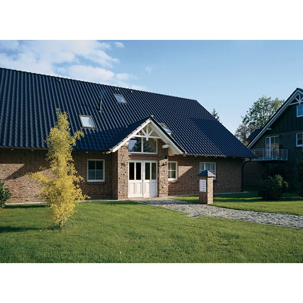 Керамічна черепиця Braas Агат 12V, Anthrazit