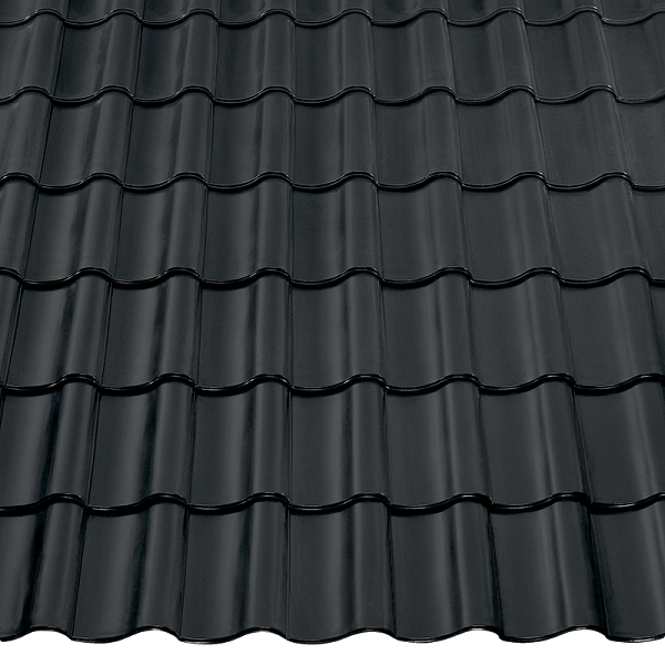 Керамічна черепиця Braas Агат 12V, Anthrazit