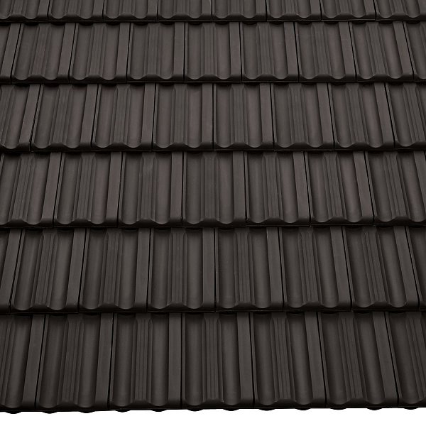 Керамічна черепиця Braas Гранат 11V, колір Антрацит