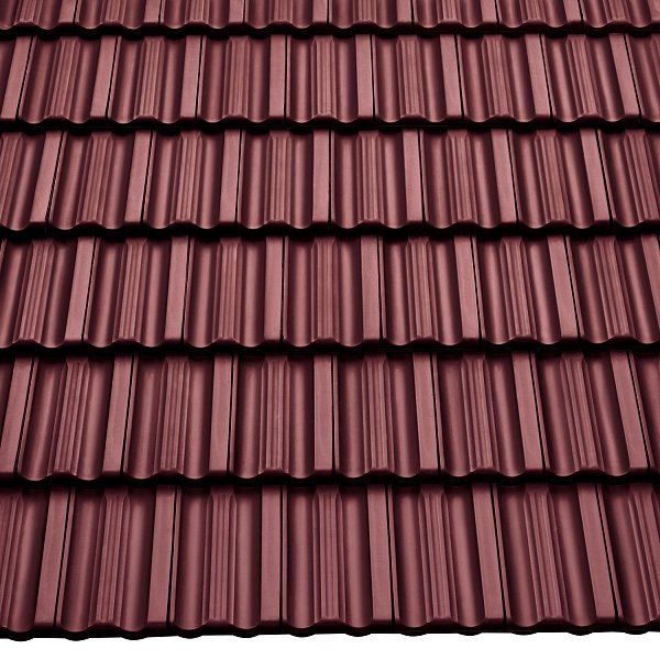 Керамічна черепиця Braas Гранат 11V, колір Червоне вино