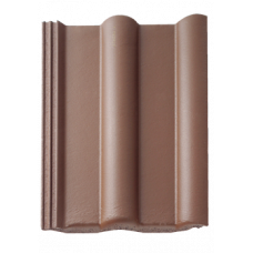 Цементно-піщана черепиця рядова, Франкфурт, Коричневий, Braas