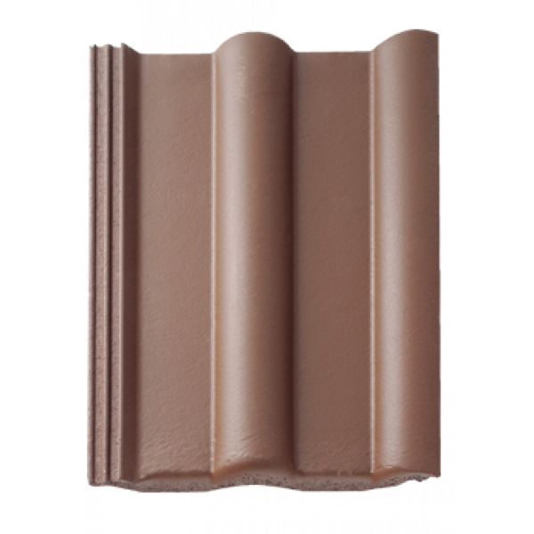 Цементно-піщана черепиця рядова, Франкфурт, Коричневий, Braas