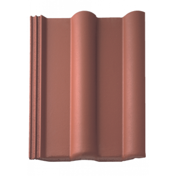 Цементно-піщана черепиця рядова, Франкфурт, Красний, Braas