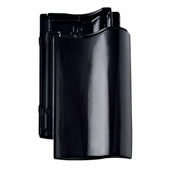Керамічна черепиця Braas Агат 12V, Tiefschwarz
