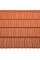Керамічна черепиця Braas Гранат 13V, Натуральний червоний