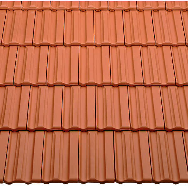 Керамічна черепиця Braas Гранат 13V, Натуральний червоний