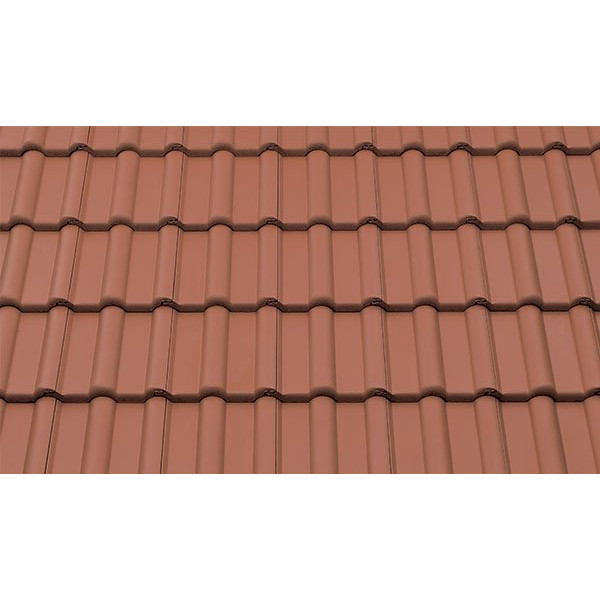 Цементно-піщана черепиця рядова, Франкфурт, Красний, Braas