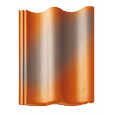 Цементно-піщана черепиця рядова, Янтарь, Антік червоний, Braas