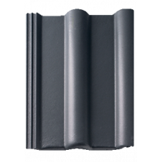 Цементно-піщана черепиця рядова, Франкфурт, Чорний, Braas