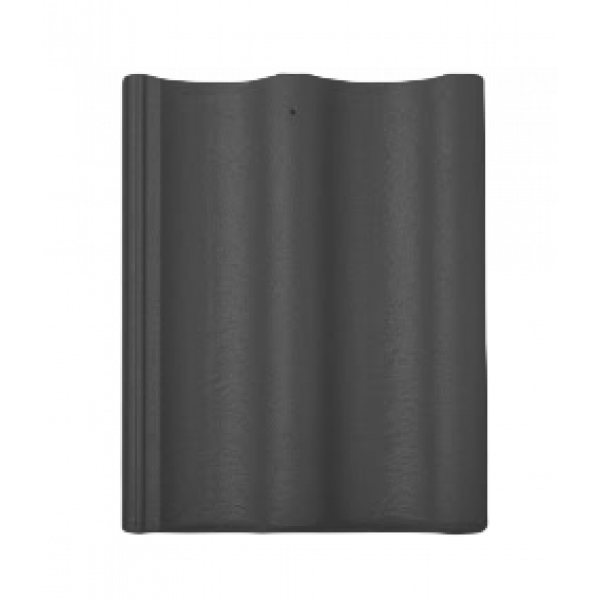 Цементно-піщана черепиця рядова, Протектор, Графіт, Braas