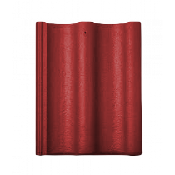 Цементно-піщана черепиця рядова, Протектор, Вишня, Braas