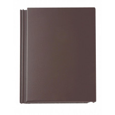 Цементно-піщана черепиця рядова, Тегаліт, Protegon Matt, Коричневий, Braas