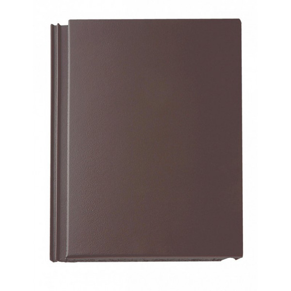 Цементно-піщана черепиця рядова, Тегаліт, Protegon Matt, Коричневий, Braas