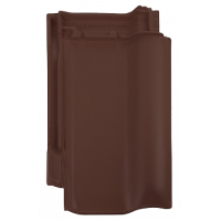 Керамічна черепиця Braas Рубін 13V, колір Темно-коричневий