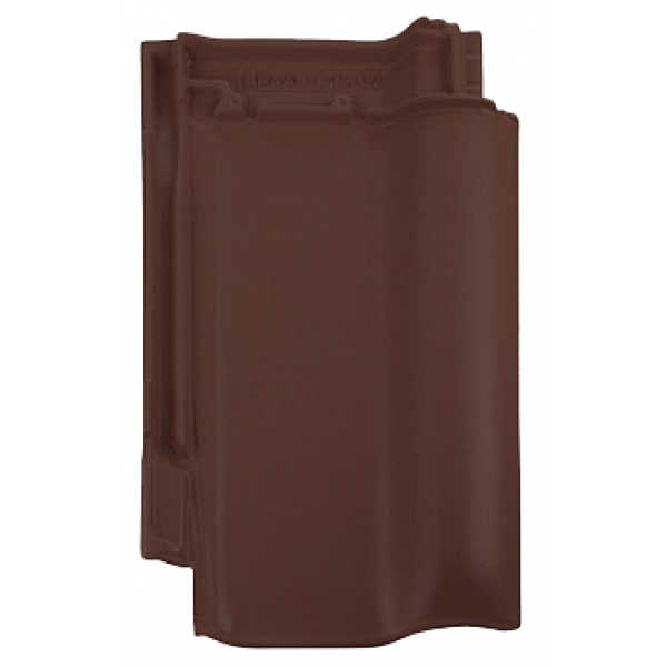 Керамічна черепиця Braas Рубін 13V, колір Темно-коричневий