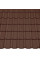 Керамічна черепиця Braas Рубін 13V, колір Темно-коричневий