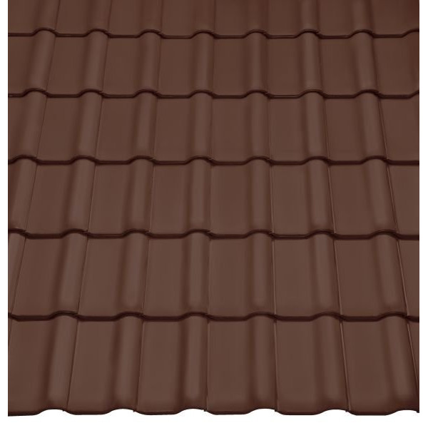 Керамічна черепиця Braas Рубін 13V, колір Темно-коричневий