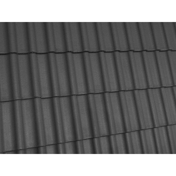 Цементно-піщана черепиця рядова, Протектор, Графіт, Braas