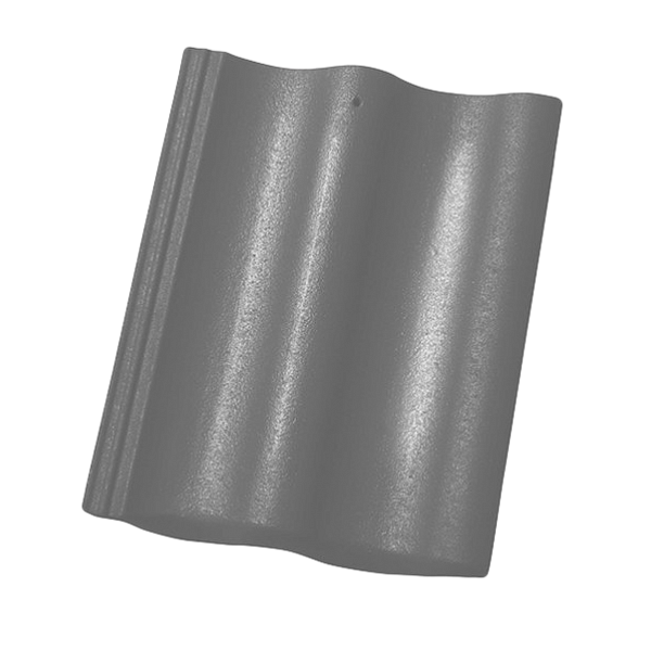 Цементно-піщана черепиця рядова, Протектор, Графіт, Braas