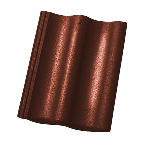 Цементно-піщана черепиця рядова, Протектор, Вишня, Braas