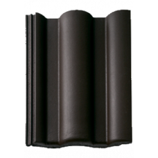 Цементно-піщана черепиця рядова, Taunus, Темно-коричневий, Braas