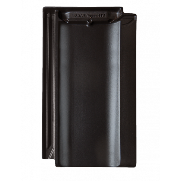 Керамічна черепиця Braas Топаз 11V, Антрацит