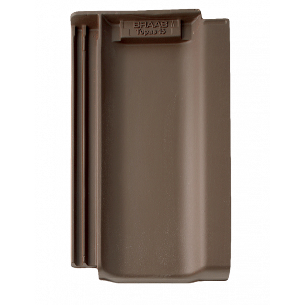 Керамічна черепиця Braas Топаз 15V, Темно-коричневий