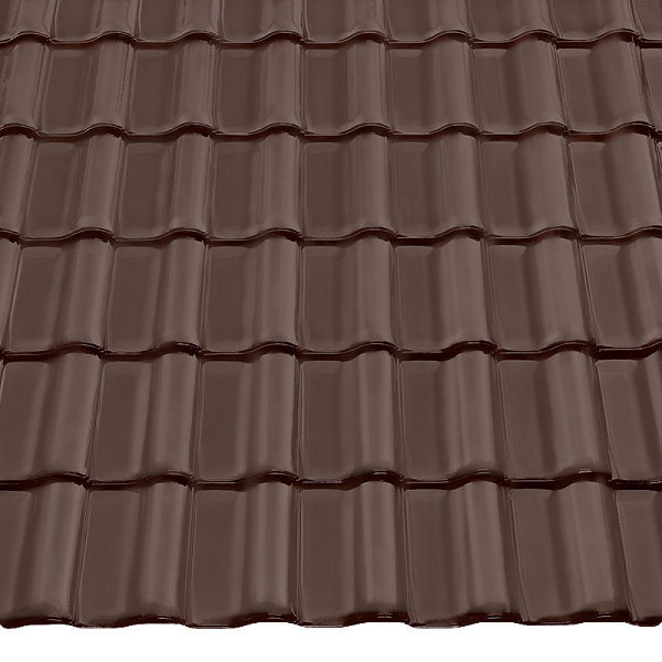 Керамічна черепиця Braas Hainstädter Rubin 11V, Dunkelbraun
