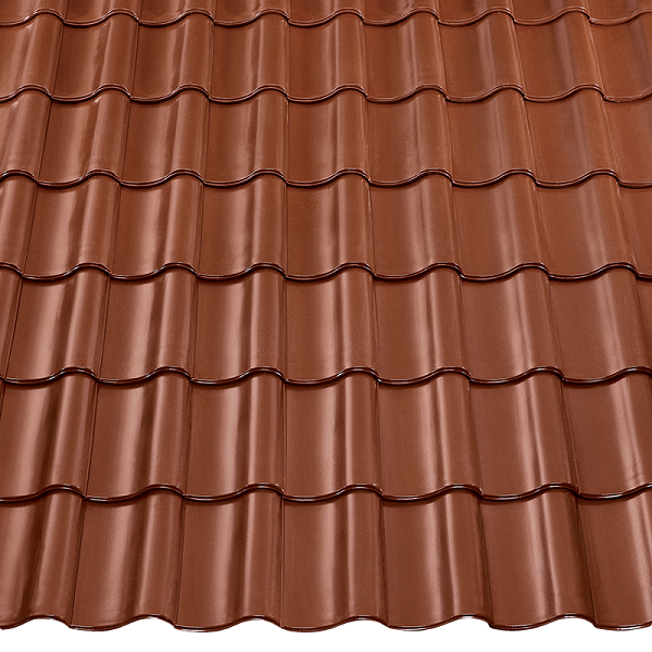 Керамическая черепица Braas Агат 12V, Kastanie