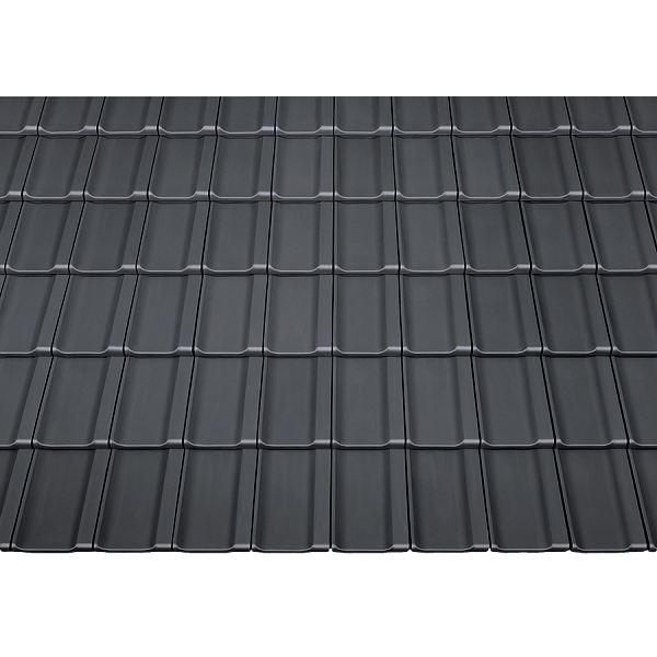 Керамічна черепиця Braas Топаз 11V, Антрацит