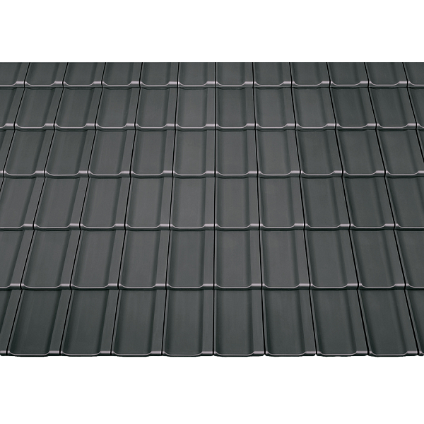 Керамічна черепиця Braas Топаз 11V, Сірий базальт