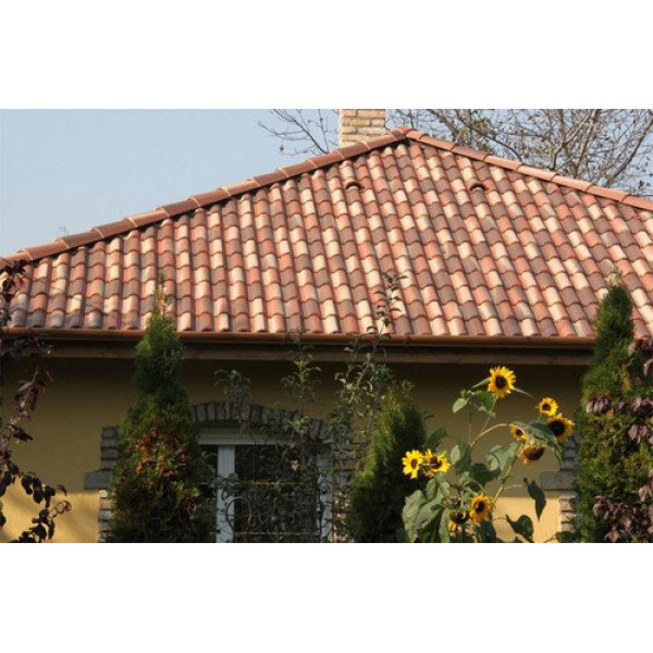 Цементно-піщана черепиця рядова, Адріа, Красний, Braas