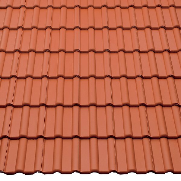 Цементно-піщана черепиця рядова, Taunus, Красний, Braas
