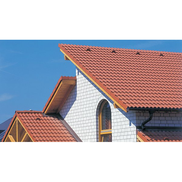 Цементно-піщана черепиця рядова, Taunus, Красний, Braas