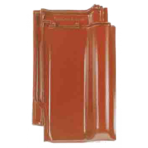 Керамічна черепиця Braas Рубін 13V, колір Червона осінь