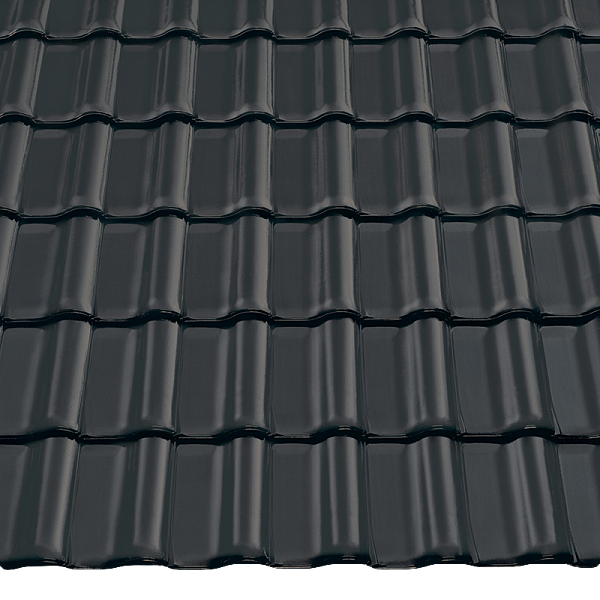 Керамічна черепиця Braas Hainstädter Rubin 11V, Graphitgrau