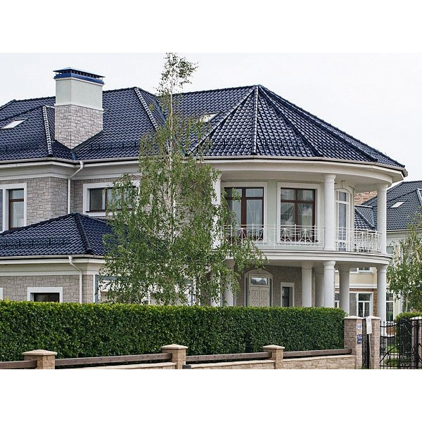 Керамічна черепиця Braas Рубін 13V, колір Синій діамант