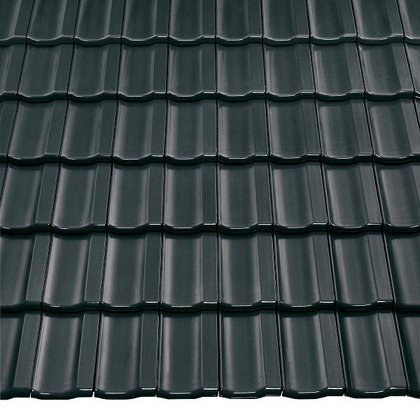 Керамічна черепиця Braas Топаз 13V, колір Королівський сірий