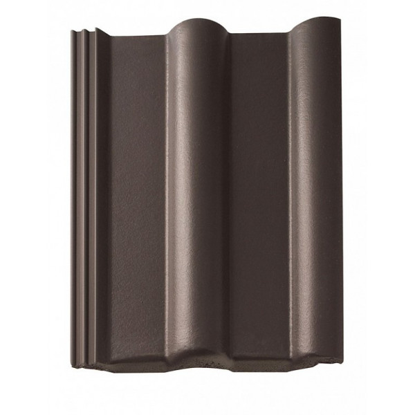 Цементно-піщана черепиця рядова, Франкфурт, Protegon Seidenmatt, Граніт, Braas