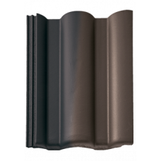 Цементно-піщана черепиця рядова, Taunus, Антік темно-коричневий, Braas