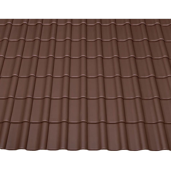 Керамічна черепиця Braas Рубін 15V, Dunkelbraun