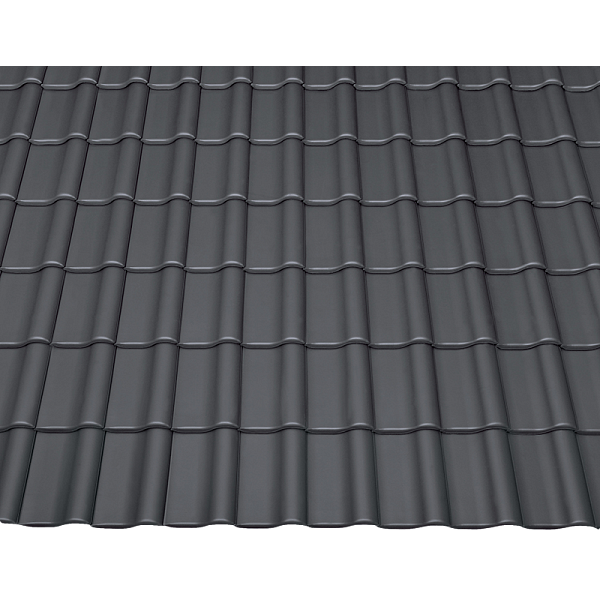 Керамічна черепиця Braas Рубін 15V, Schiefergrau